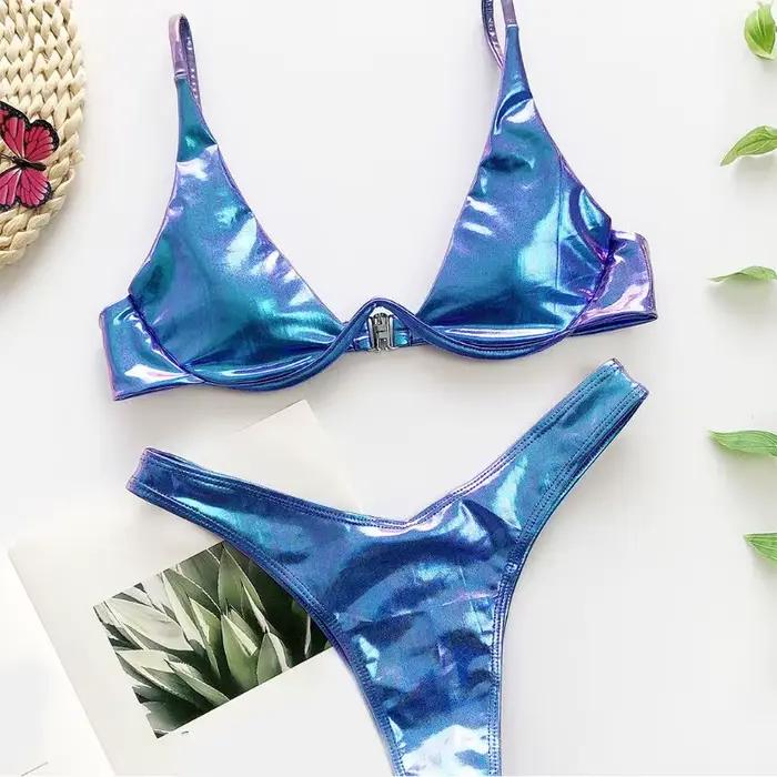 Maillot de bain brésilien Triangle à armatures pour femmes