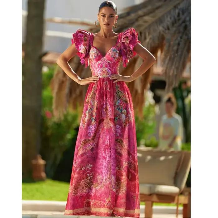 Maillot de bain une pièce et jupe à volants
