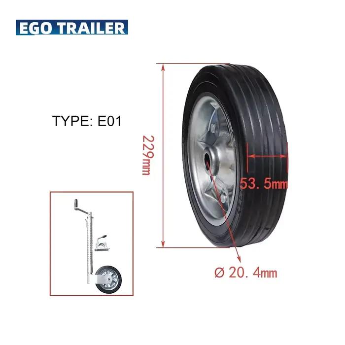 Roue de Rechange pour Remorque Jack Jockey, Composants de Camping-car, Pièces de Caravane, Accessoires