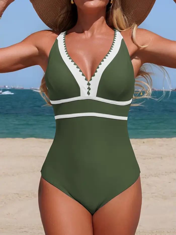 Maillot de bain vintage slim 2026 pour femme