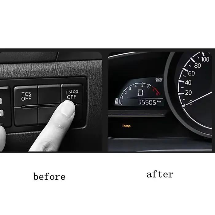 Bouton poussoir de démarrage et d'arrêt, interrupteur d'arrêt automatique, système d'élimination du cancélice du moteur OBD pour mazda 3 CX3 CX5 2012 – 2020 Atenza Axela