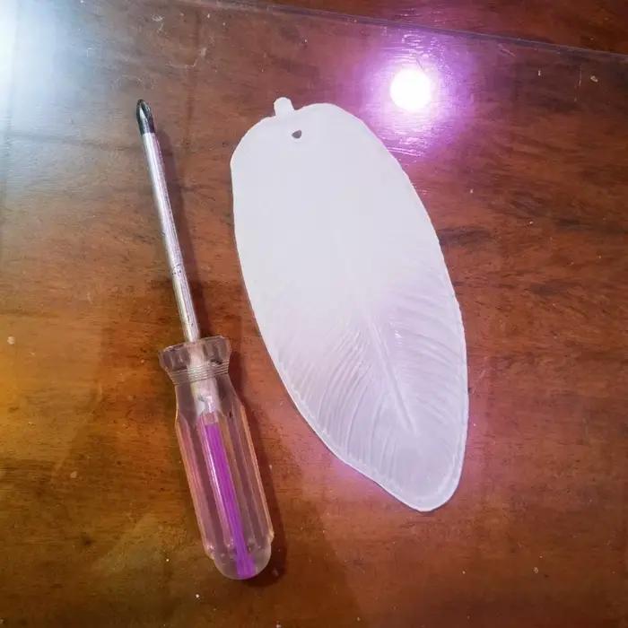 Couverture de lampe suspendue en verre plume, abat-jour, accessoires d'éclairage DIY