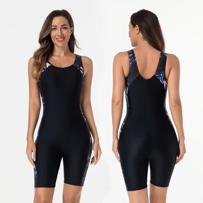 Maillot de bain une pièce pour femmes à séchage rapide en élasthanne et nylon pour nage, surf et plage occasions spéciales