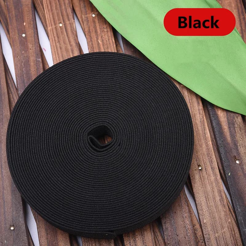 Bandes élastiques les plus hautes en Nylon blanc/noir, 5 mètres, 3/6/9/12/15/25/30/35/40MM, pour vêt