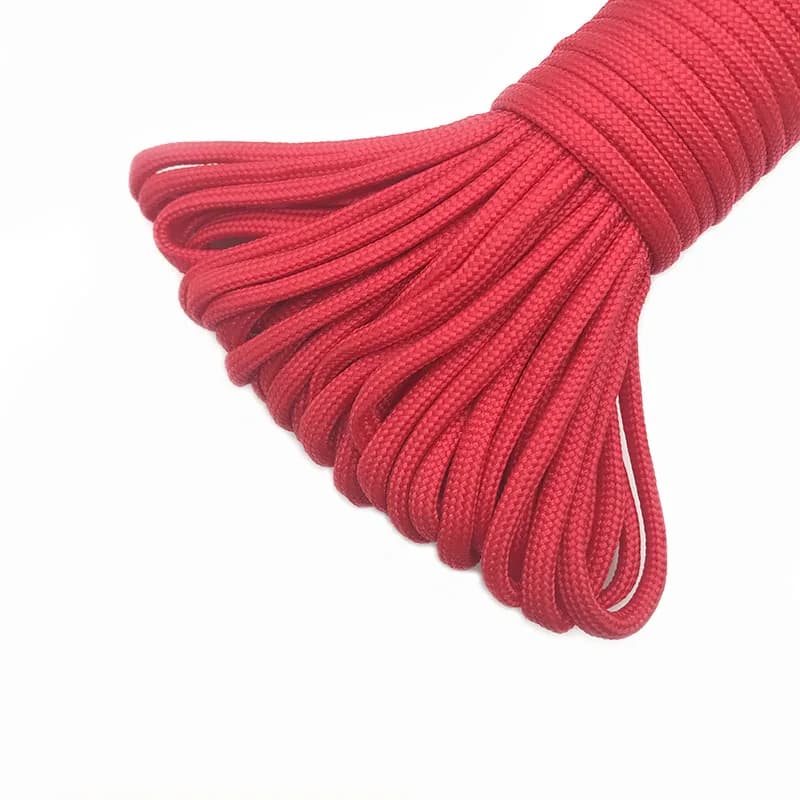 Paracorde à 7 filins, diam. 4mm, 4 tailles, pour survie, parachute, lanière, camping, escalade, rand