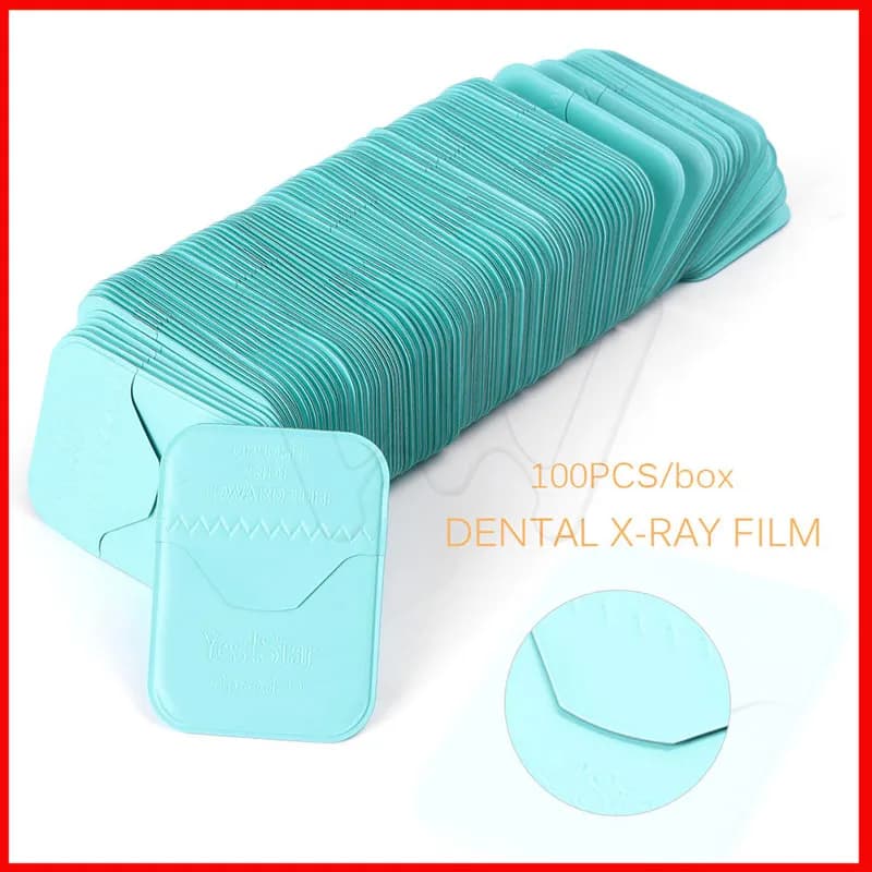 Film radiographe dentaire à rayons X, taille 3cm x 4cm, pour lecteur, Scanner, Machine, 100 pièces