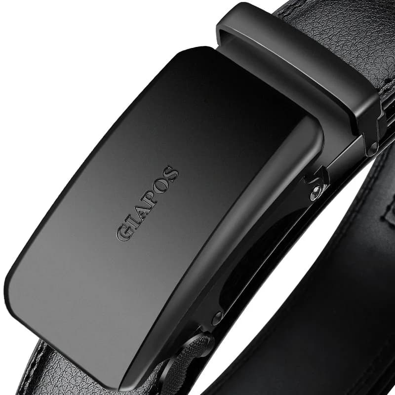 Ceinture unisexe en cuir véritable pour hommes et femmes, grande taille 130 140 150cm, en alliage no