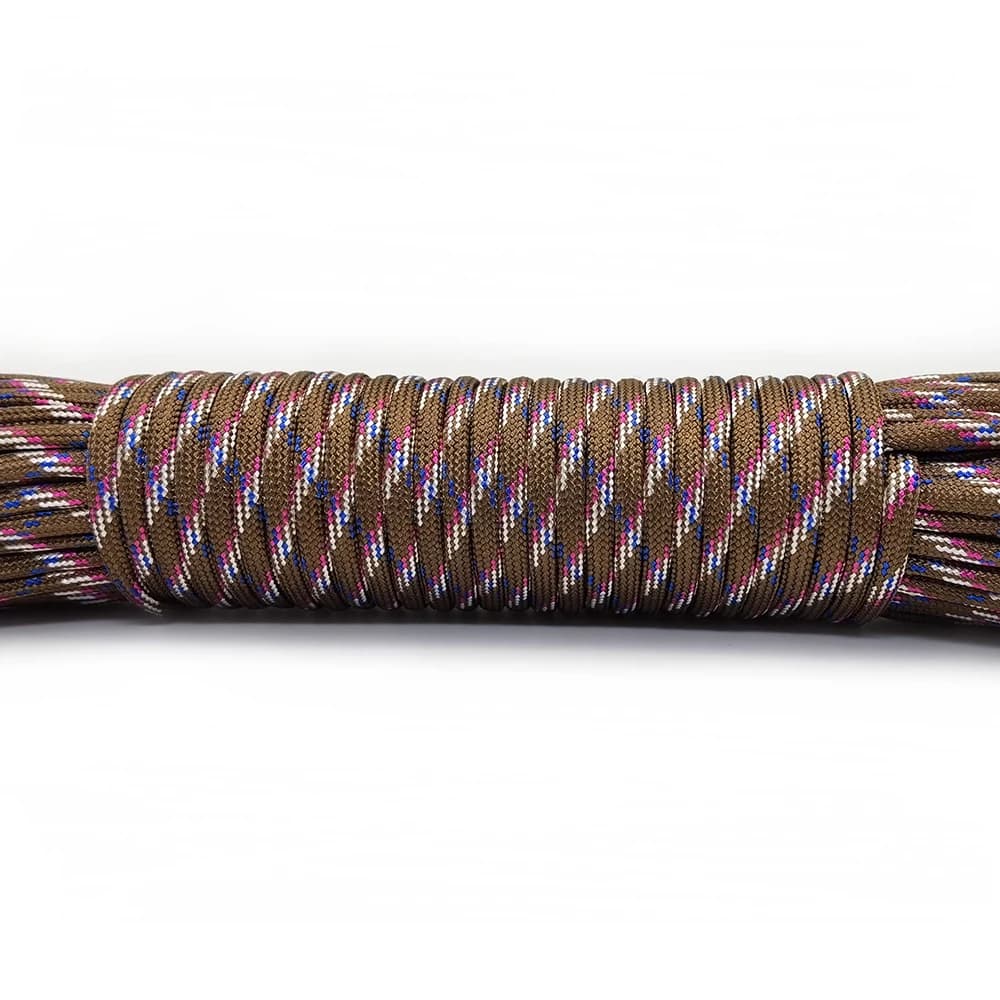 Paracorde à 7 noyaux de support, 4 tailles Dia.4mm, pour survie, Parachute, lanière, Camping, escala