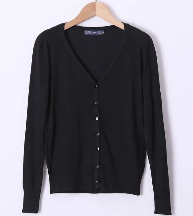 Femmes chandails tricotés Cardigan à manches longues grande taille 6xl col en v pull décontracté fem