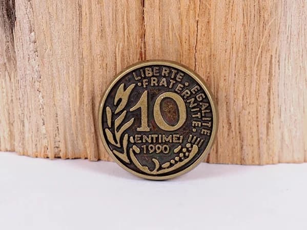 Clou de bricolage, 30 pièces, France, liberté, egalité, pièce de monnaie, 30 pièces