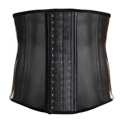 Latex hommes Corset taille formateur 9 acier désossé corps Shaper taille Cincher Corset ceinture hom