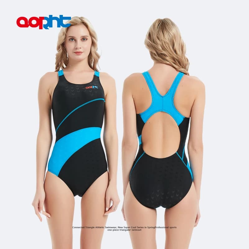 Maillot de bain une pièce pour femmes, Sport professionnel, course, entraînement, Triangle, imperméa