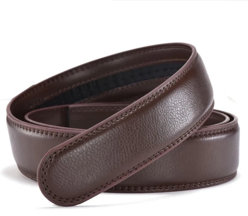 Ceinture grande taille sans boucle pour boucle automatique ceintures en cuir PU sans boucle pour hom