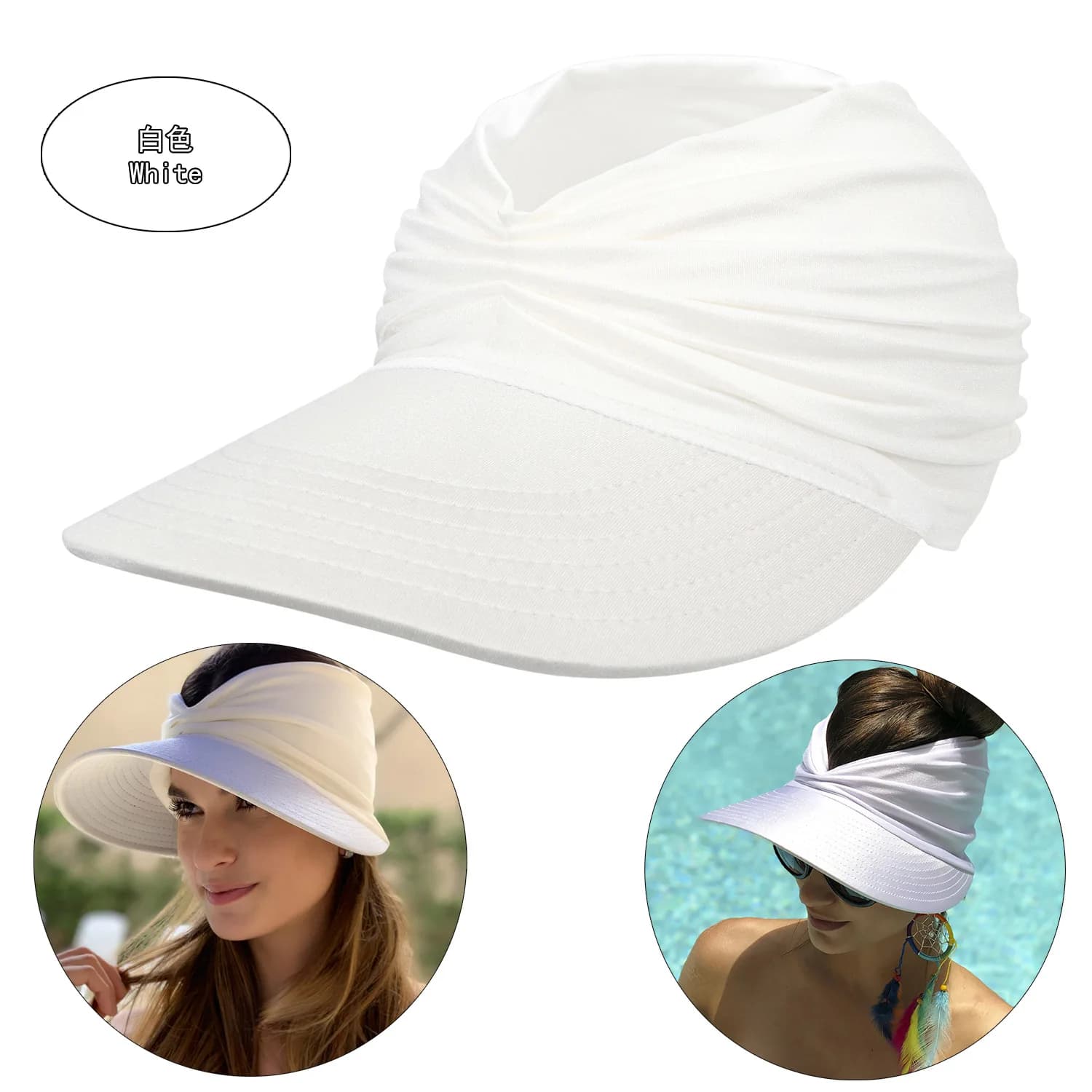 Chapeau de soleil de plage pour femmes, nouveau style printemps/été avec haut creux, chapeau de prot