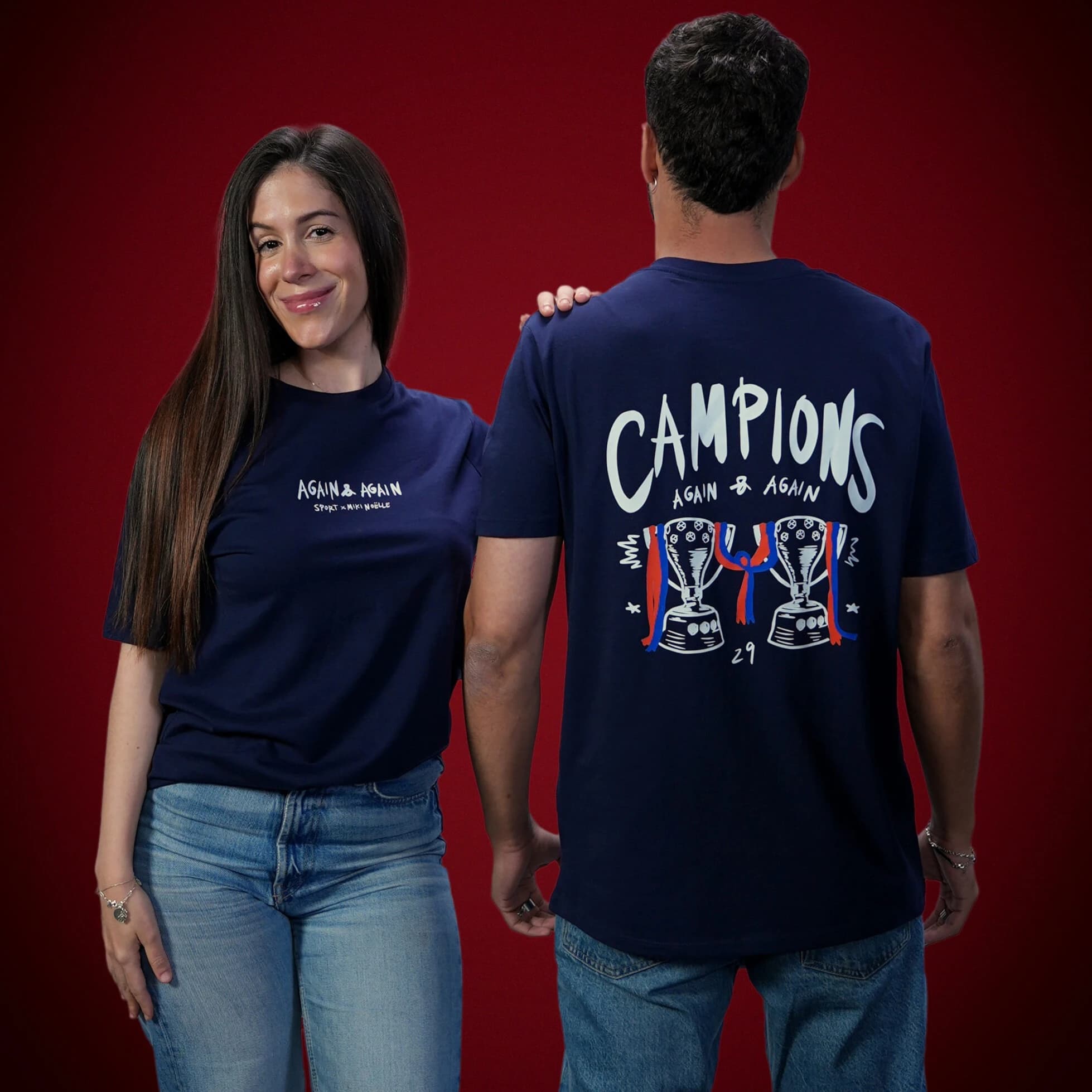 T-shirt unisexe 100 % coton Sport & Barca Barcelone, nouveau modèle 2026, pour homme, à l'honneur de