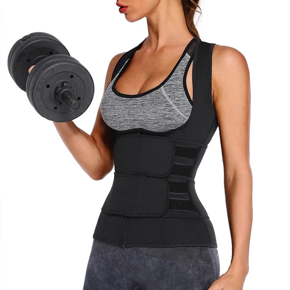 Néoprène taille formateur Sauna haut femmes gros brûler sueur Sauna gilet pour perte de poids Abdome