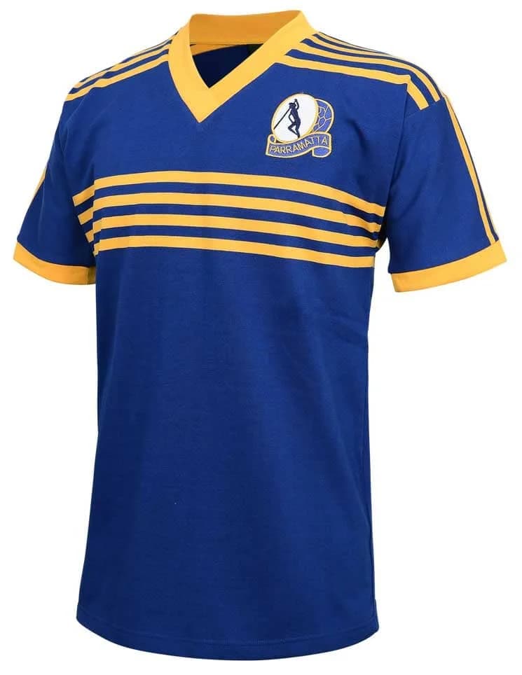 Maillot de rugby rétro pour hommes Parramatta Eels 1975, taille : S-5XL