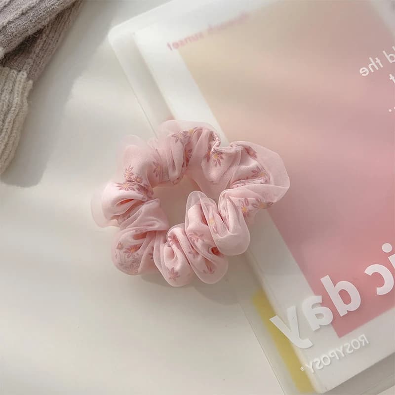 Couverture de chignon à fleurs pour filles, filets à cheveux, vêtements de danse mignons, accessoire