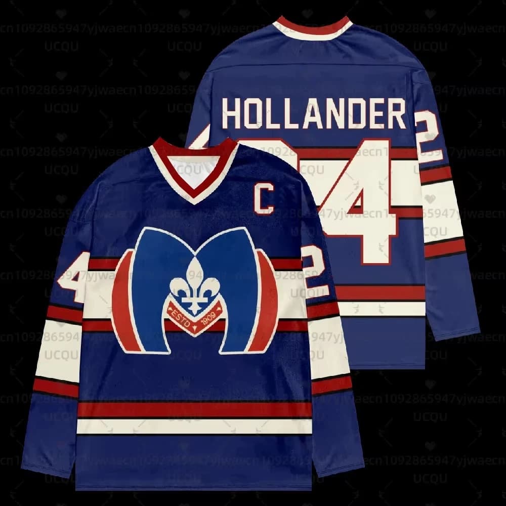 Nouveau maillot de hockey chauffant à manches longues pour hommes et femmes, T-shirts Rozanov HOLLAN
