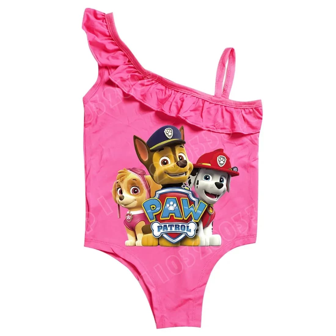 Maillot de bain une pièce Paw Patrol, maillot de bain à bretelles, bikini d'été, tenue de plage mign