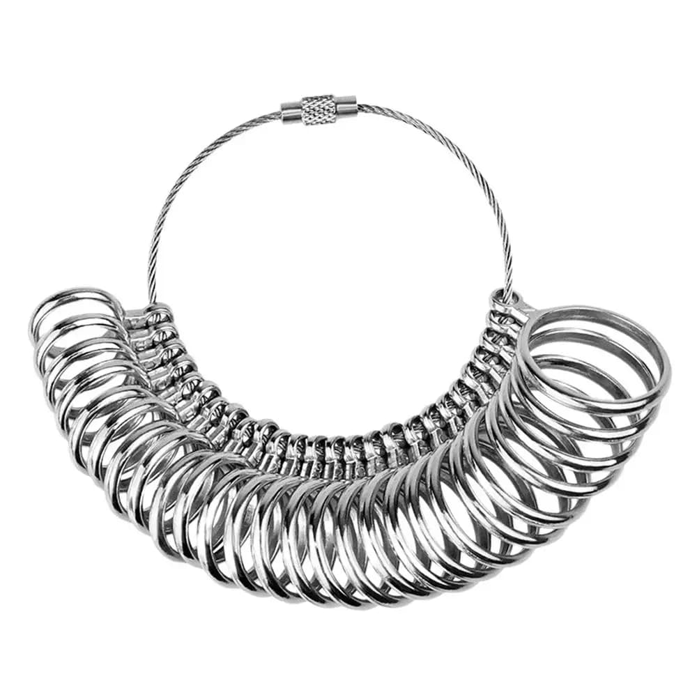 Outil de mesure de la taille des doigts, jauge de taille de bague, outil de mesure de bijoux précis 