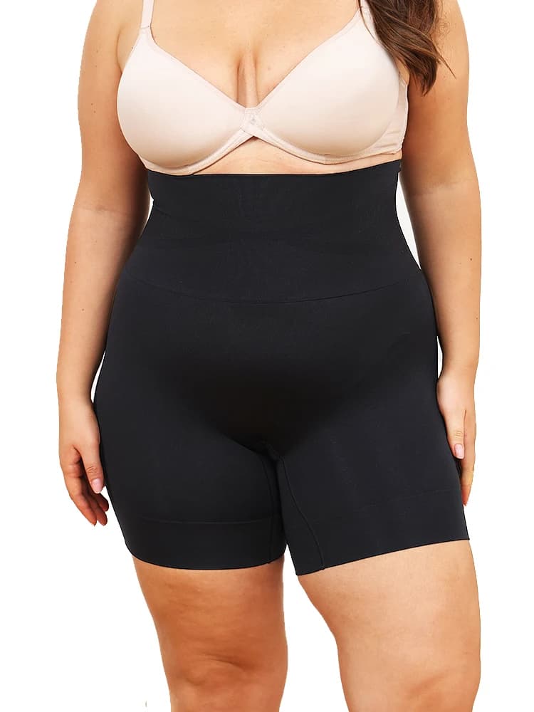 Culotte taille haute pour femmes, grande taille, amincissante, short saillant
