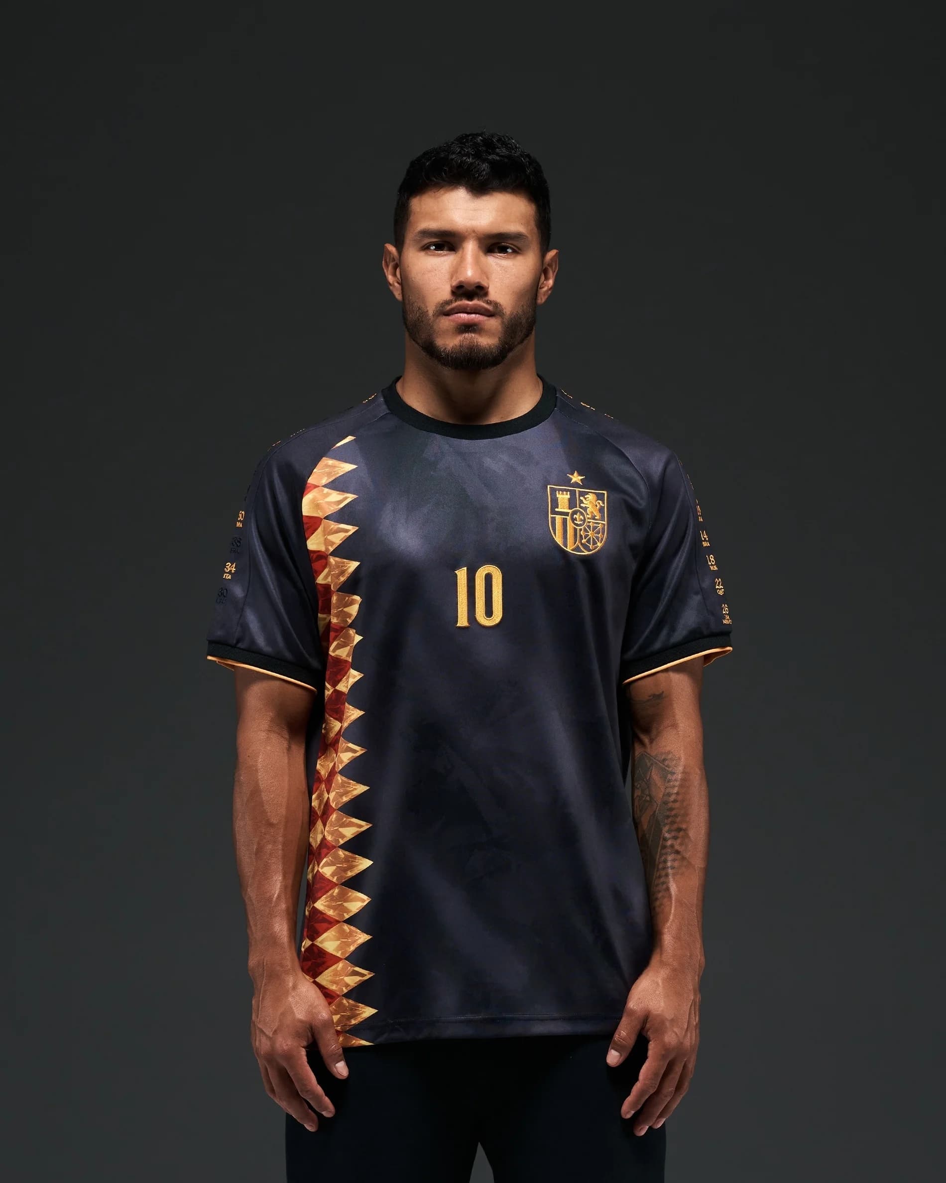 T-shirt grande taille imprimé à l'effigie des événements de football de Barcelone 2026 – Concept cré