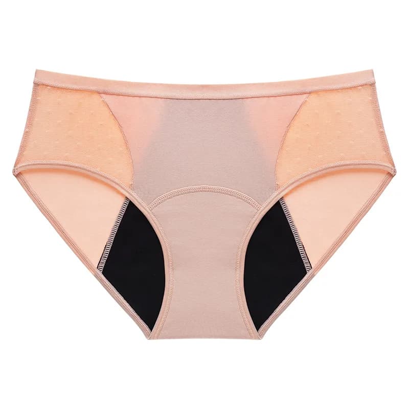 Culotte menstruelle en coton anti-fuite, grande taille, 4 couches, culotte absorbante à flux lourd p