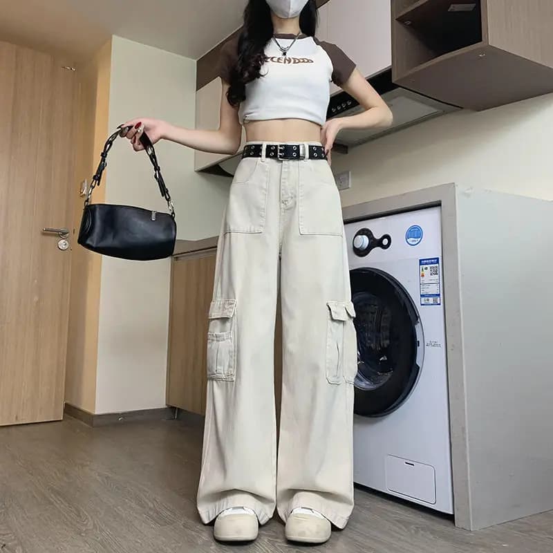 Jean femme Denim grande taille grande Figure courbée femme mode confortable basique Simple tous les 