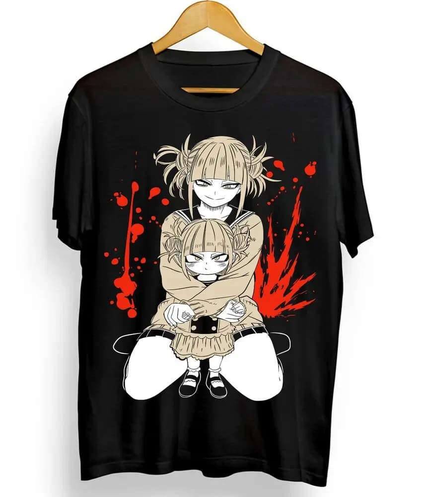 Himiko Toga T-Shirt Izuku Midoriya Boku héros fille Kawaii chemise toutes tailles