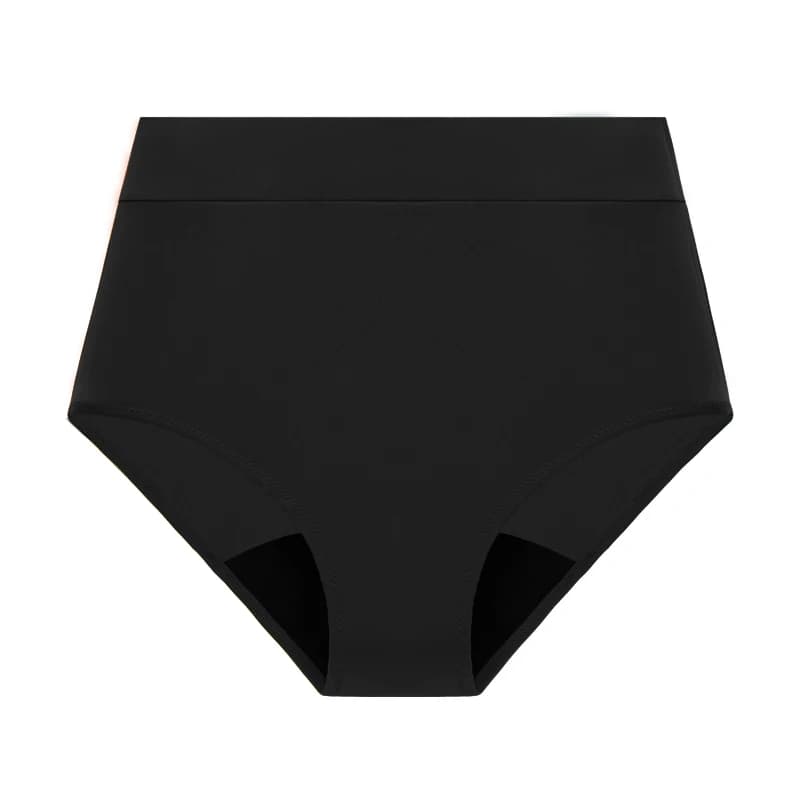 Maillot de bain menstruel 4 couches, culotte anti-fuite, taille haute, bas de Bikini, vêtements de p