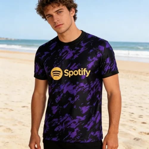 Maillot de football édition spéciale Barcelone pour hommes et femmes, confortable, respirant, séchag