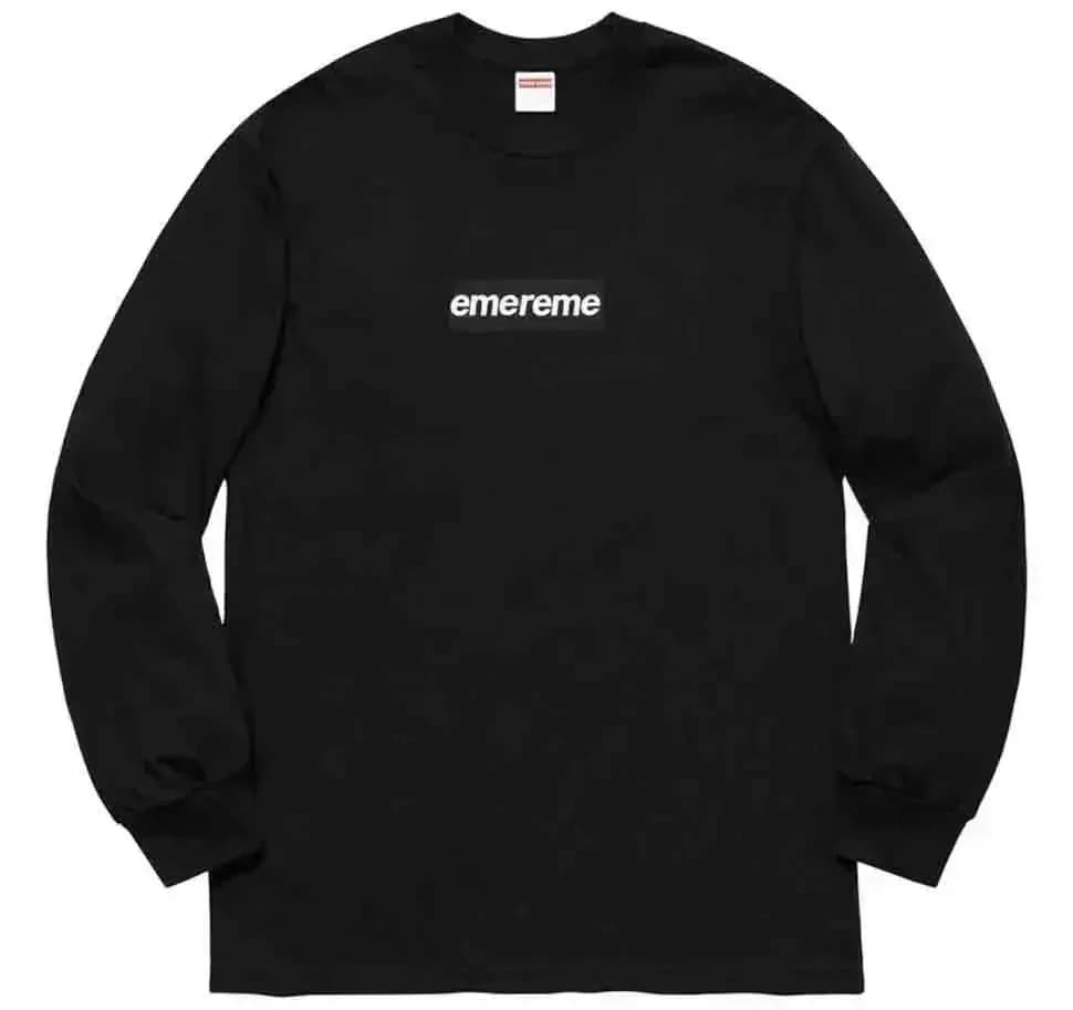 T-shirt à manches longues personnalisé tendance, taille US S-XL