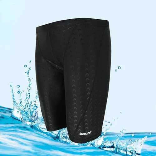 Maillot de bain en peau de requin pour hommes, short de bain grande taille, jambières de natation, b