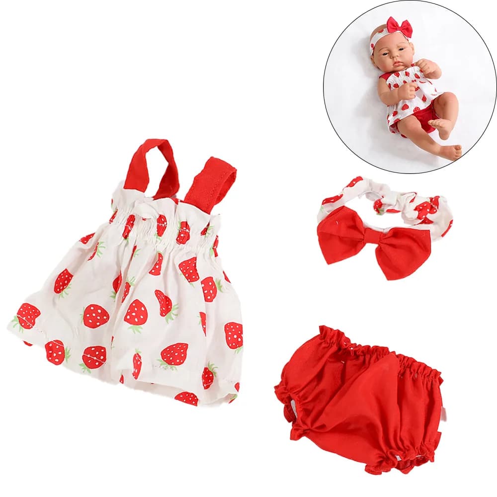Vêtements de poupée pour bébé né de 40cm, ensemble de vêtements pull pour bébé de 16 pouces et 40cm,