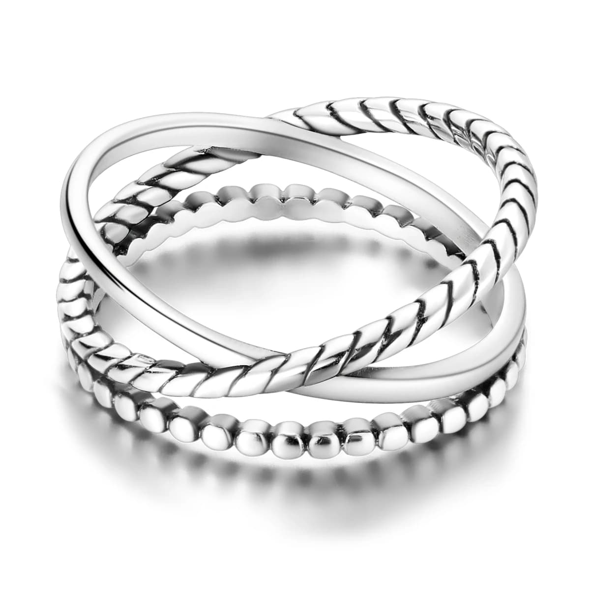 Bague pour femme en argent sterling 925, taille 6-9, cadeau de bijoux fins pour anniversaire de mari