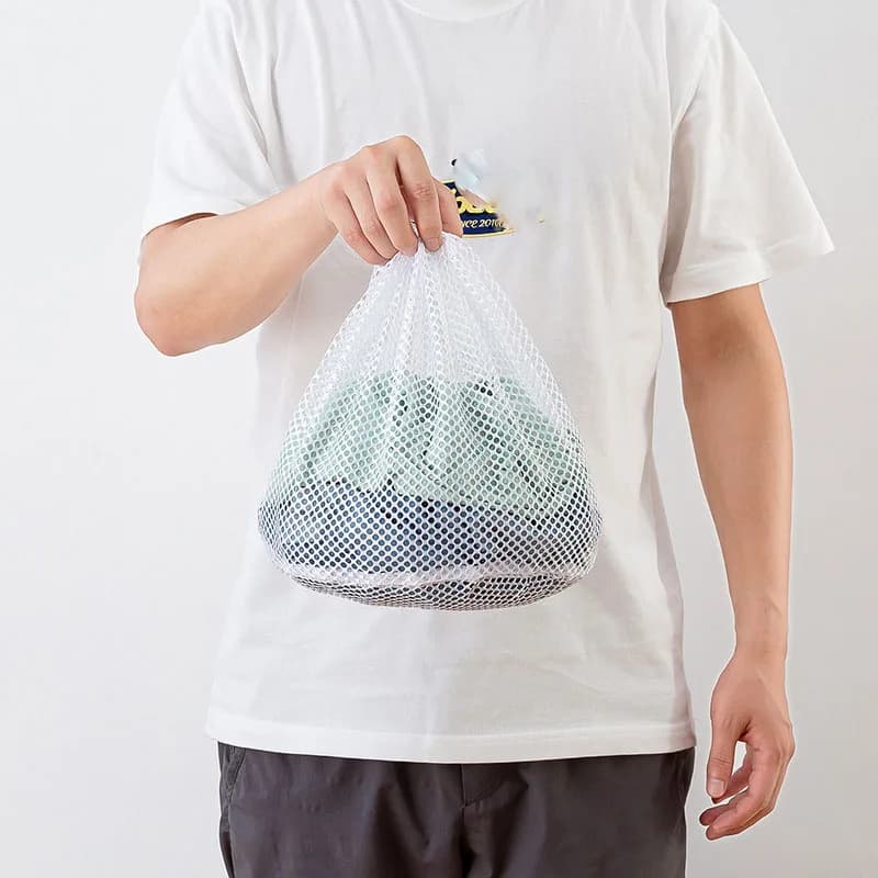 Grand sac de lavage en filet pour linge sale, soutien-gorge, chaussettes, sous-vêtements, chaussures