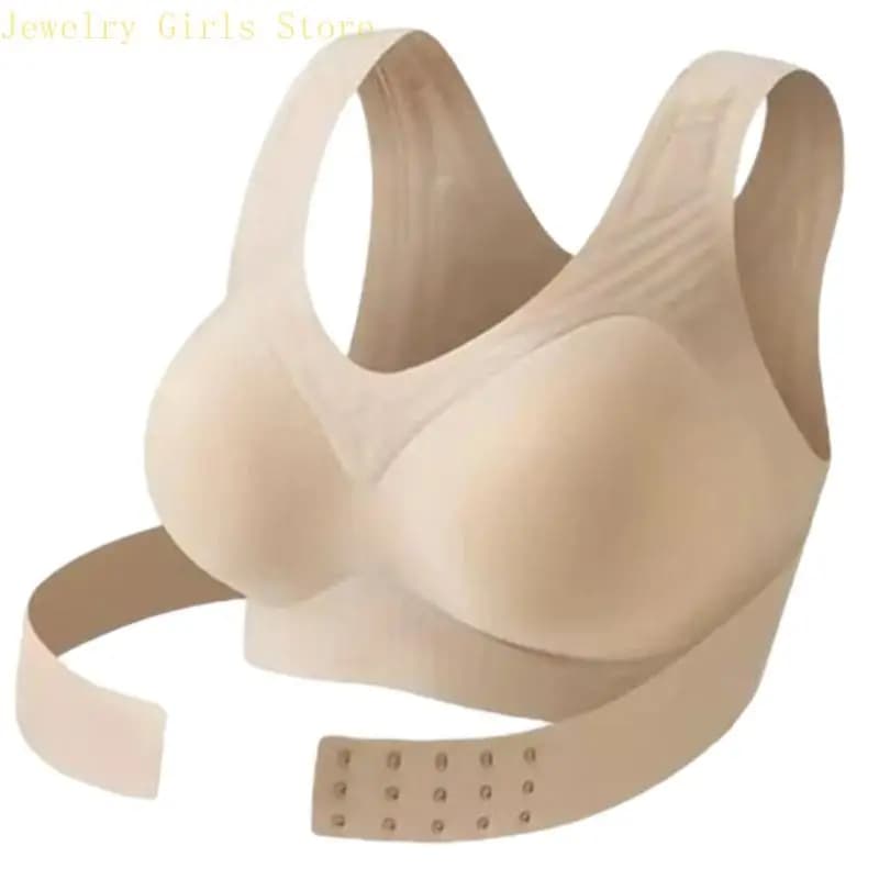 E56F soutien-gorge à fermeture frontale pour femmes, couverture complète, soutien du sans armatures,