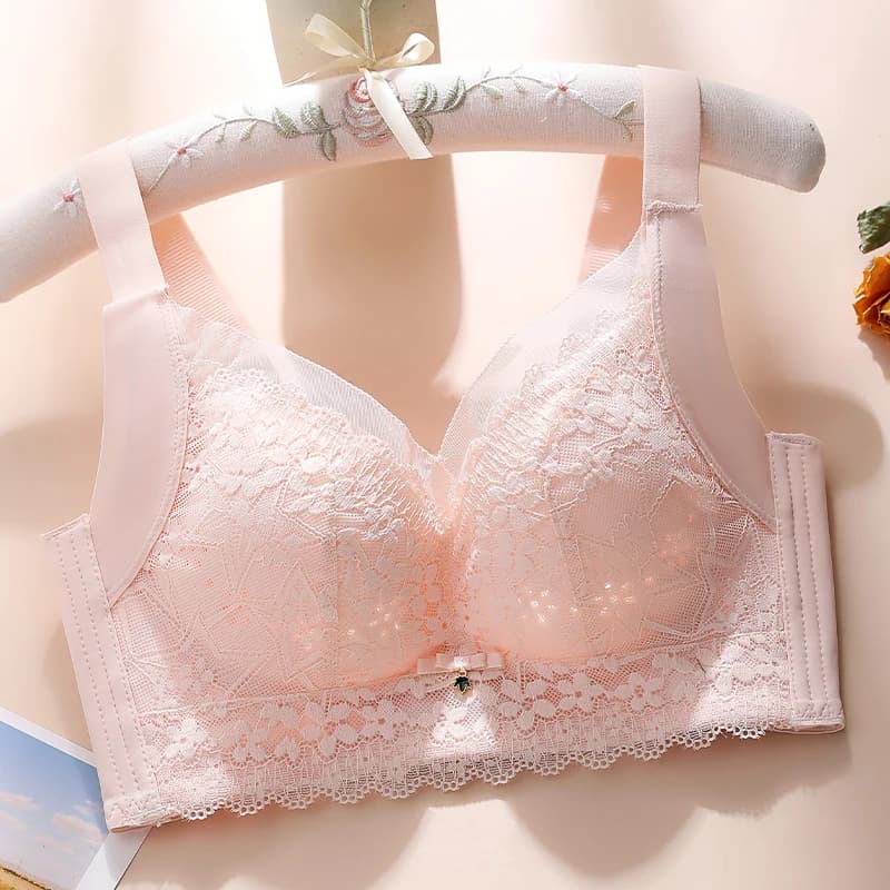 Soutien-gorge à couverture complète sans armatures, sous-vêtements affati és à l'épreuve des seins, 