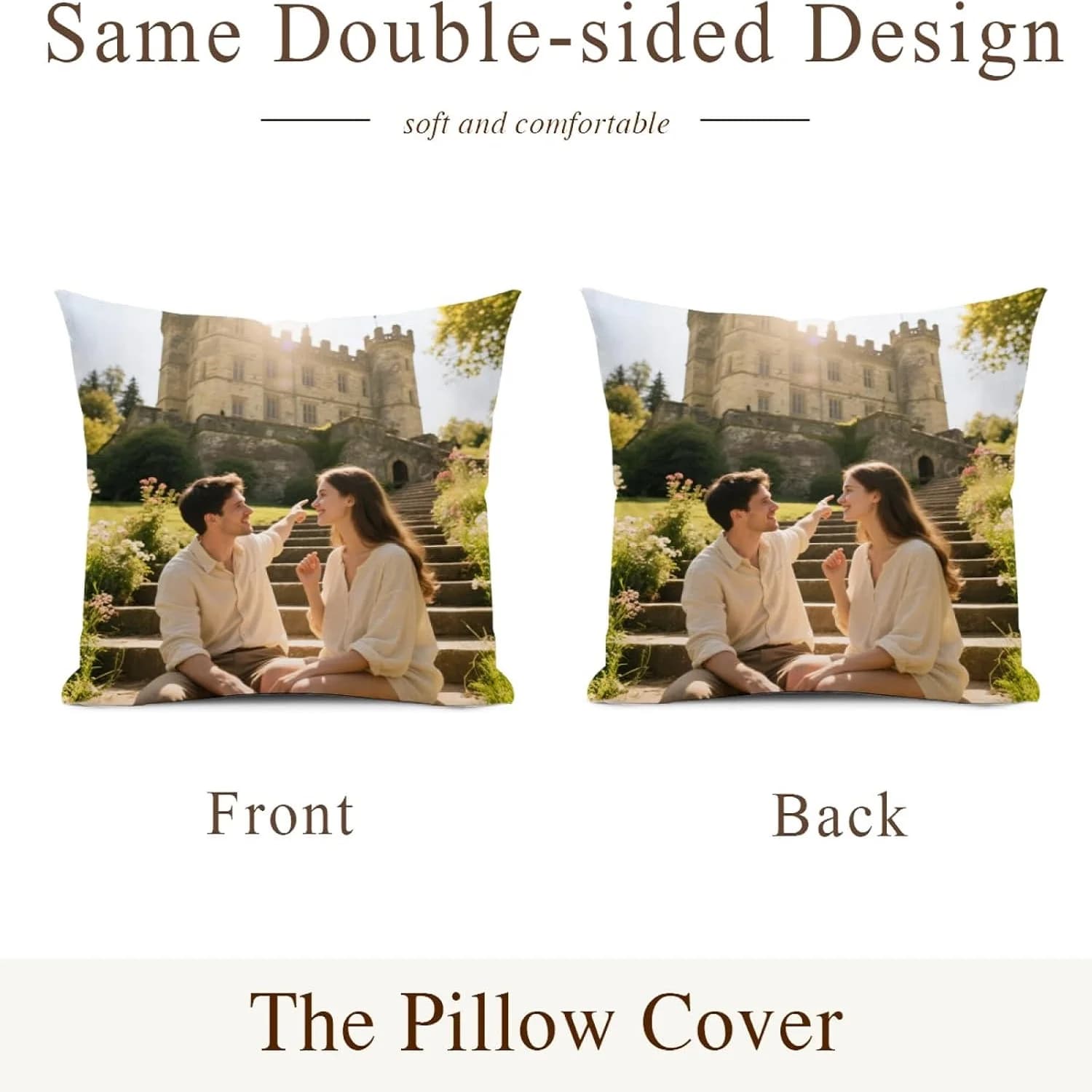 Housse de coussin personnalisée, souvenir de mariage, taie d'oreiller commémorative pour animaux de 