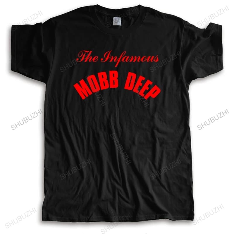 T-shirt en coton pour hommes, taille asiatique S-5XL, nouvelle collection, été, Mobb Deep Infamous F
