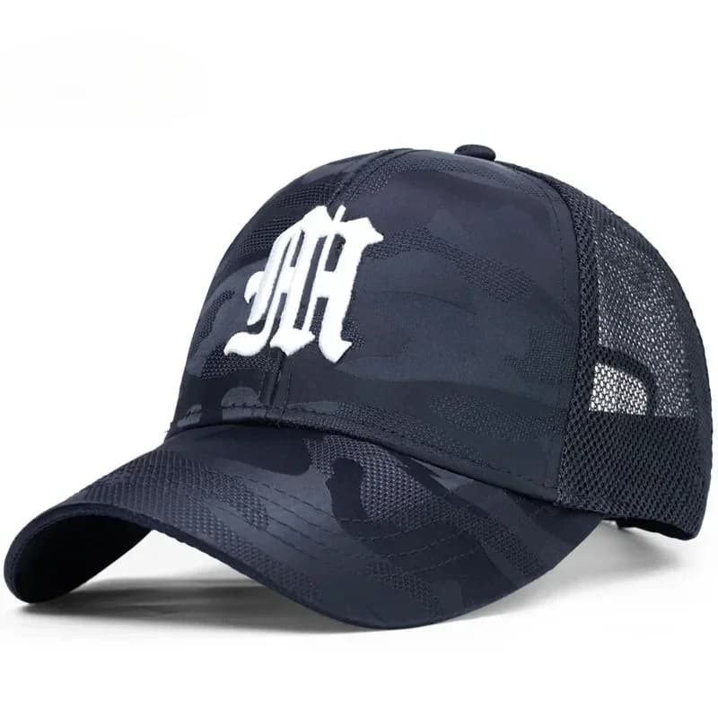Casquette de Baseball en maille grande taille pour hommes, casquette de Sport d'été en plein air, gr
