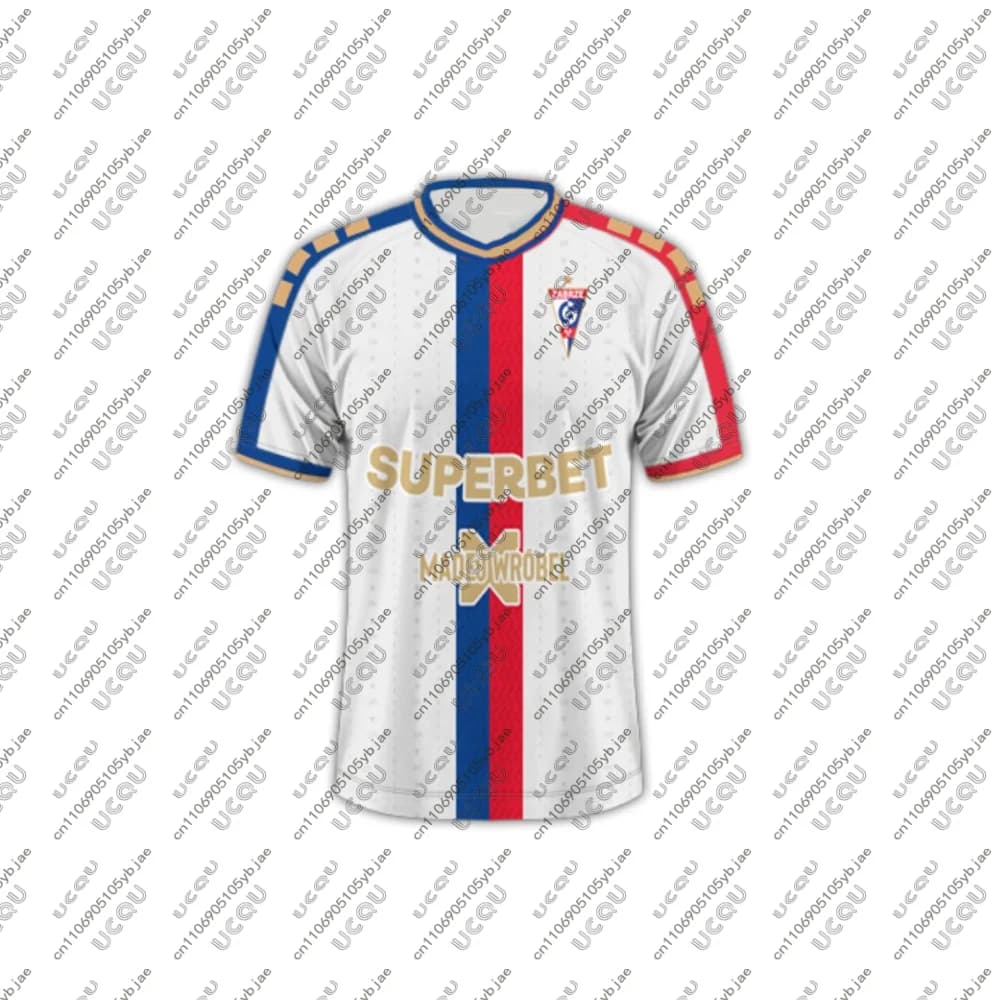 25-26 Hommes Enfants Garçons P-Poland Top Adulte Accueil Jersey Jeu de Football Sport G-Górnik Zabrz