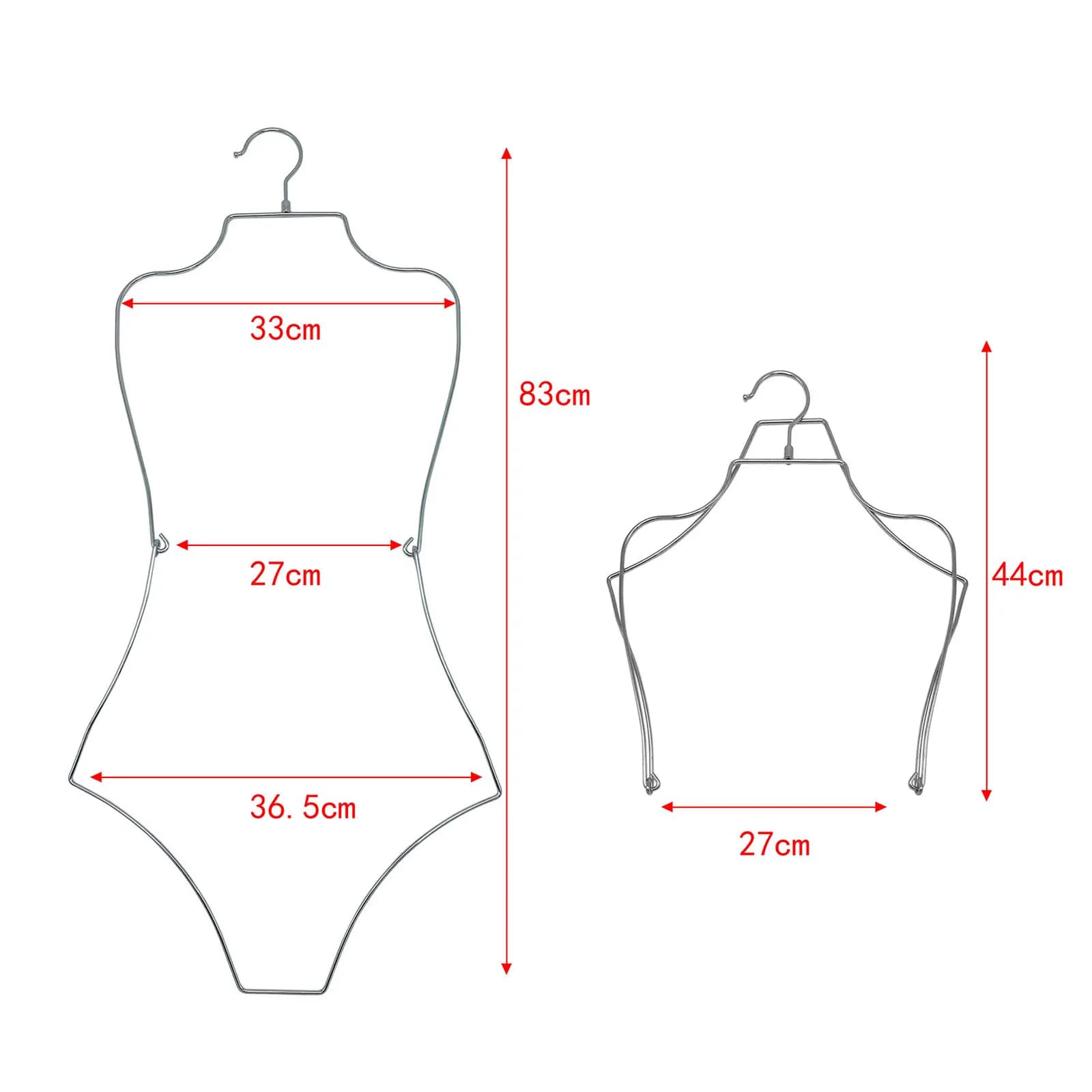 Cintre de maillot de bain pour la lingerie, présentoir pour la forme du corps, support pour bikini