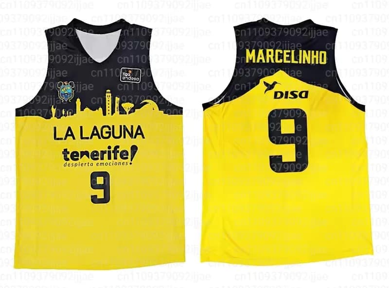 Maillot de basket domicile ACB Tenerife Espagne 2026, nouvelle arrivée, imprimé 3D, séchage rapide, 
