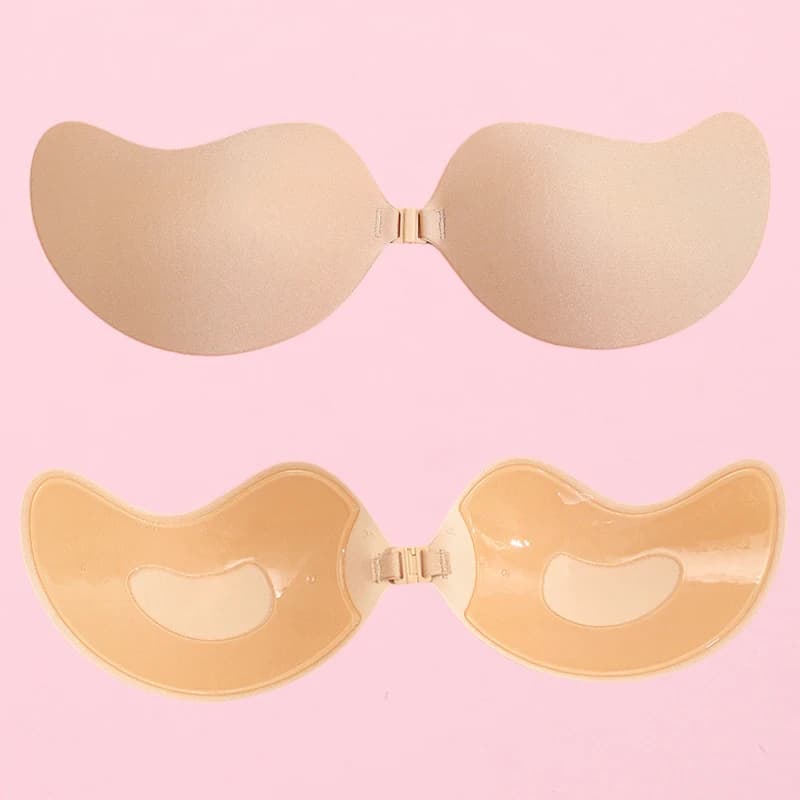 Soutien-gorge invisible adhésif, sans bretelles et sans couture, push-up anti-convexe, lingerie et a