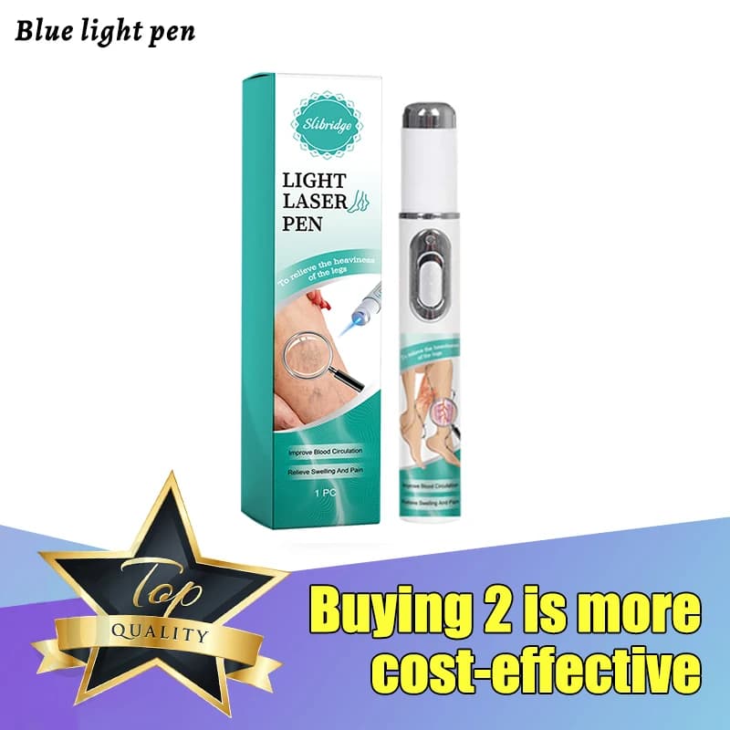 L'outil de soin des jambes laser bleu élimine les varices indolore