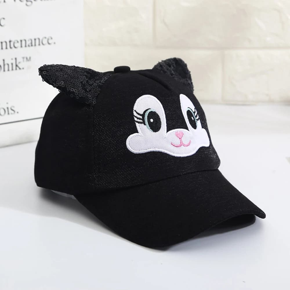 Casquettes d'été pour enfants, nouveaux chapeaux de dessin animé mignon avec oreilles de chat pour f