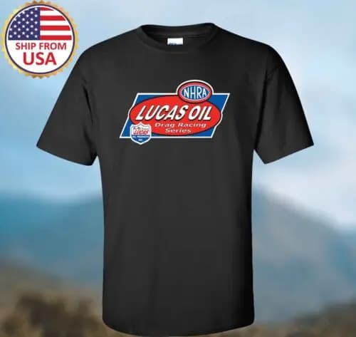T-shirt Lucas 173 Drag Racing Series Noir Taille S-3XL