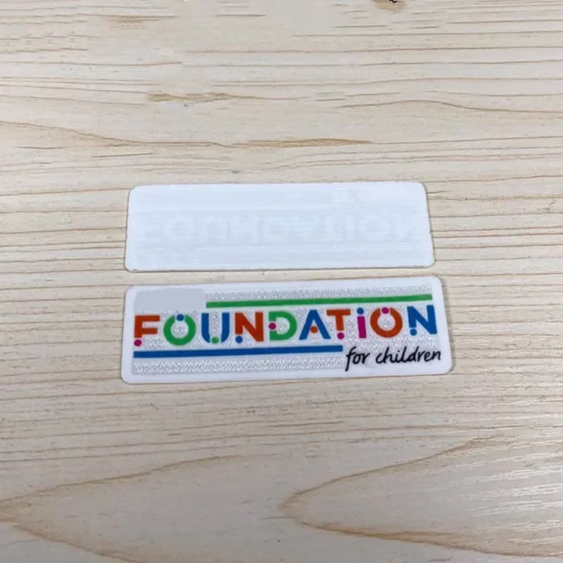 Autocollant de maillot floqué au détail, patchs de transfert de chaleur de Football, Badges de Footb